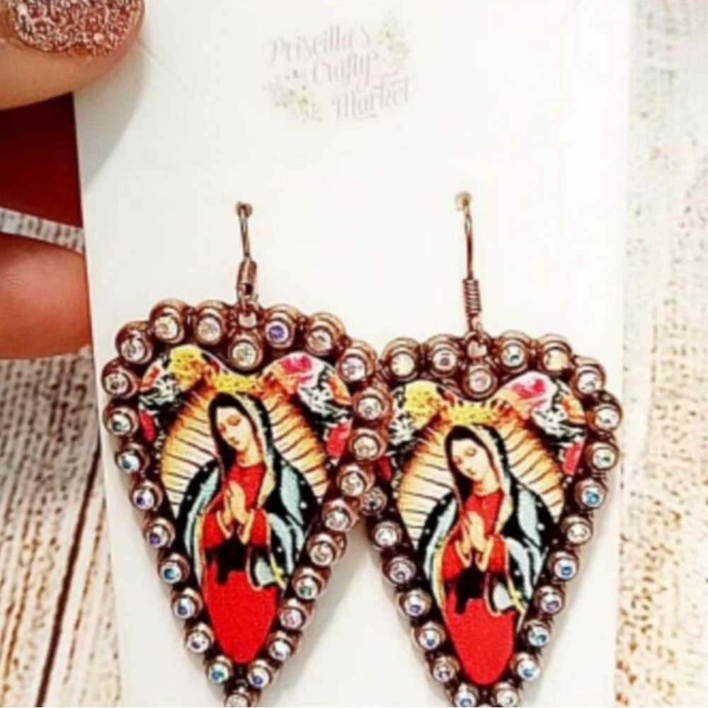 Red Heart Earrings